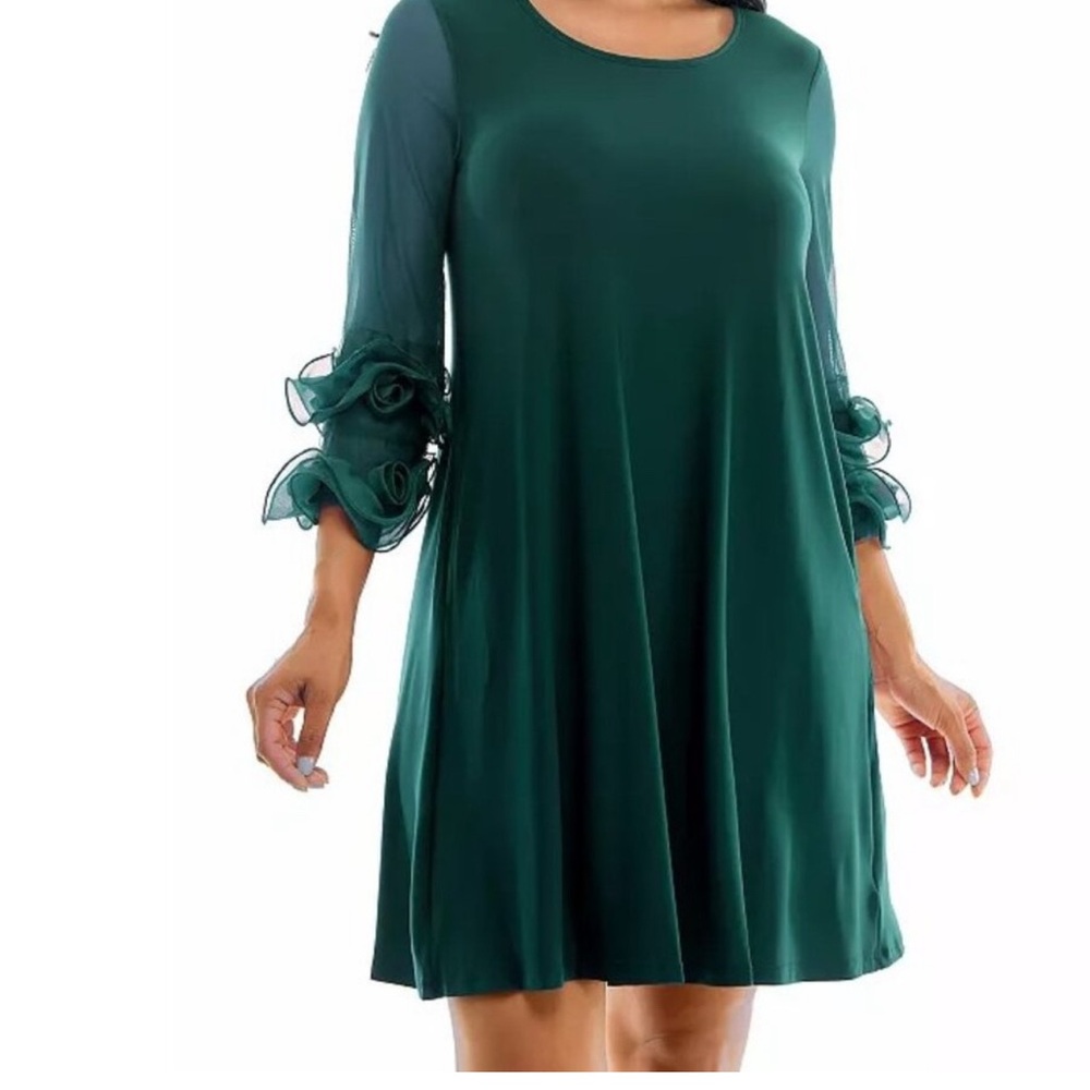 Nina Leonard Women's Swing Shift Dress in size Small